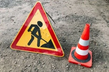 Ремонт дороги у Львові
